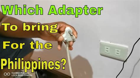 Which adapter to bring for the Philippines - YouTube