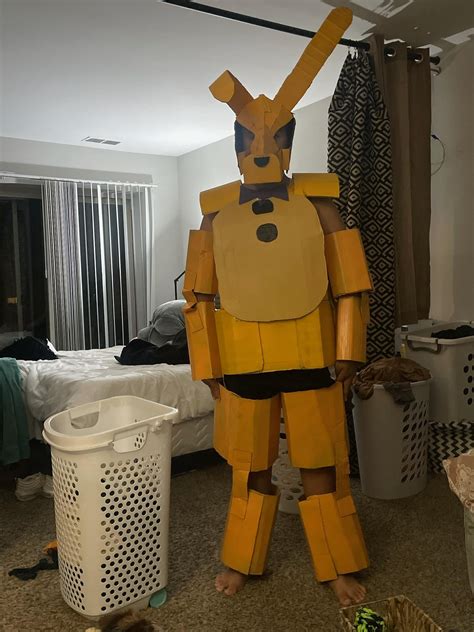 I made a spring bonnie costume for the FNAF movie : r/fivenightsatfreddys