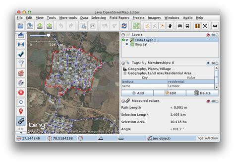 JOSM/Plugins/measurement - OpenStreetMap Wiki