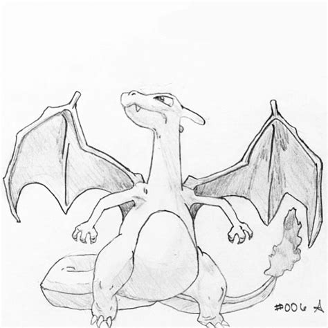 Charizard Pencil Drawing