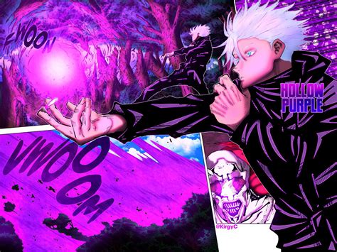 Colored Gojo’s Hollow Purple : r/JuJutsuKaisen