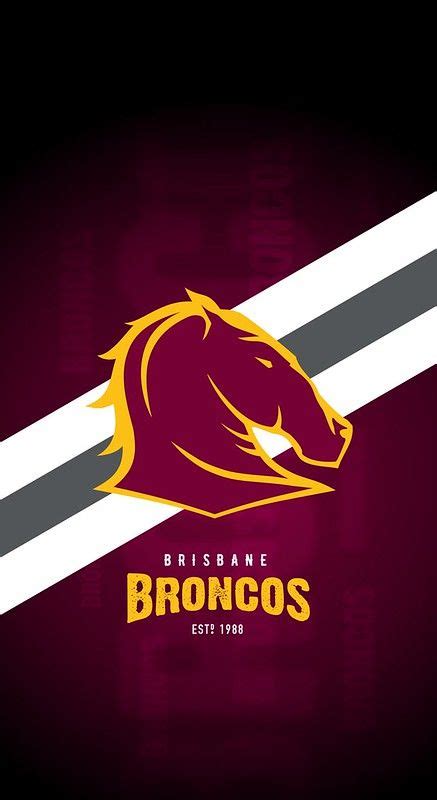 Brisbane Broncos iPhone X Lock Screen Wallpaper | Splash thi… | Flickr