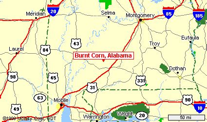 A visit to Burnt Corn, Alabama