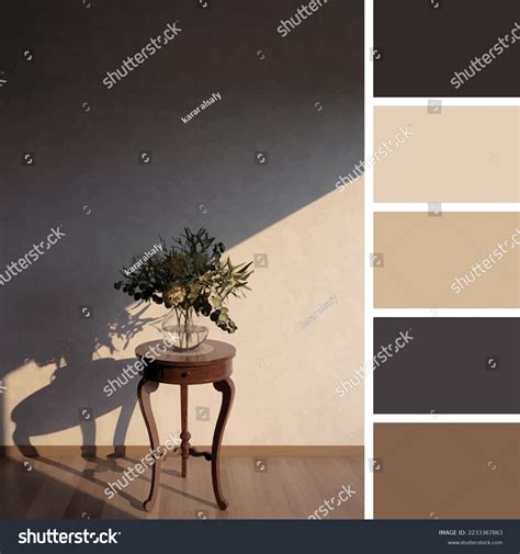 Color Palette Color Harmony Art Work Stock Vector (Royalty Free ...