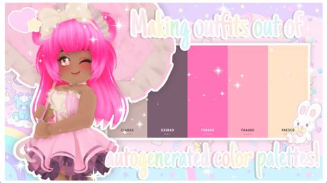 💌🎨 Making outfits out of autogenerated color palettes! ~ #2 ୨୧ Royale ...