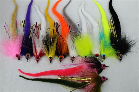 Haggerty Lures Dragon Tail Muskie Bass Fishing Lure Pike Fly Marabou ...