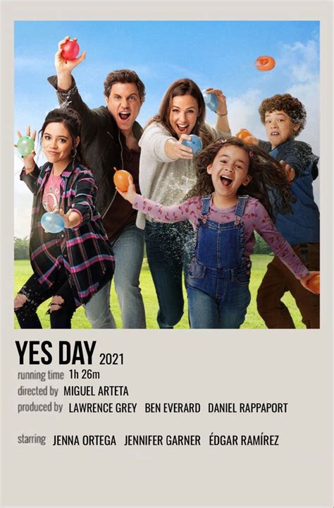 yes day | Movie posters minimalist, Iconic movie posters, Film posters ...