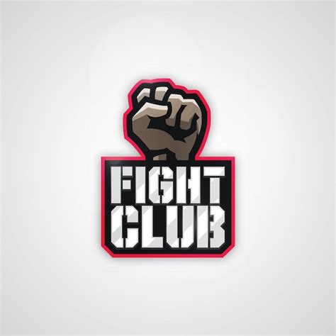 Premium Vector | Modern professional fight club logo design. fist.