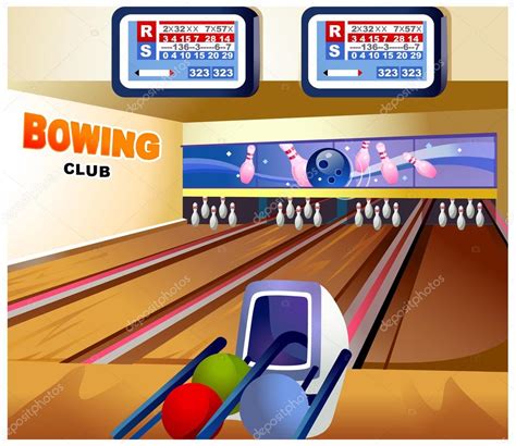 Bowling alley Stock Vector Image by ©zzve #13416480