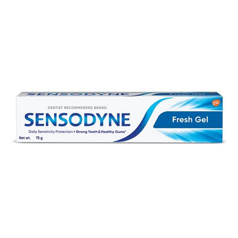 Amazon.com : Sensodyne Sensitive Toothpaste Fresh Gel - 75 g : Health ...