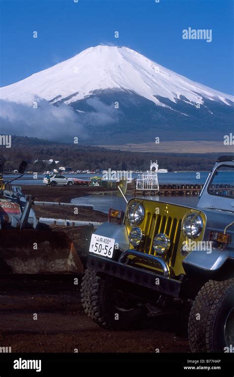 Japan,Lake Kawaguchi,Mount Fuji Stock Photo - Alamy