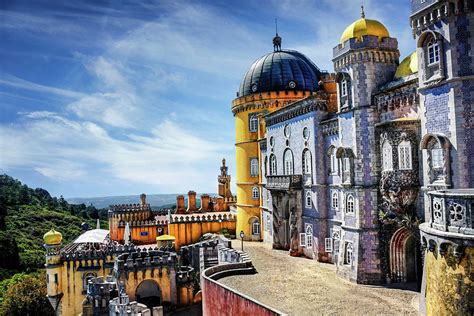 Pena Palace In Sintra Portugal Photograph by Carol Japp