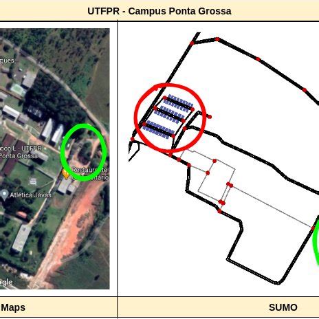 UTFPR (Ponta Grossa) -Map and Representation at SUMO | Download ...