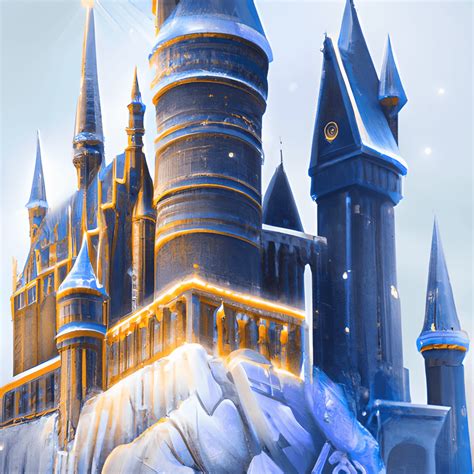 Hogwarts Castle Hanukkah Menorah Winter Dreidel 8k Digital Graphic ...