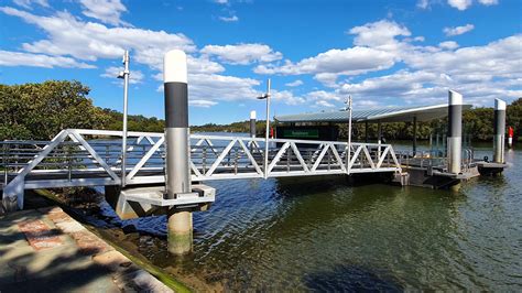 Sydney - City and Suburbs: Rydalmere, ferry wharf