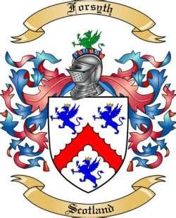 Forsyth Family Crest from Scotland by The Tree Maker