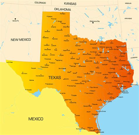 Map Of Texas Regional Area Pictures Texas Map With Cities And | Images ...