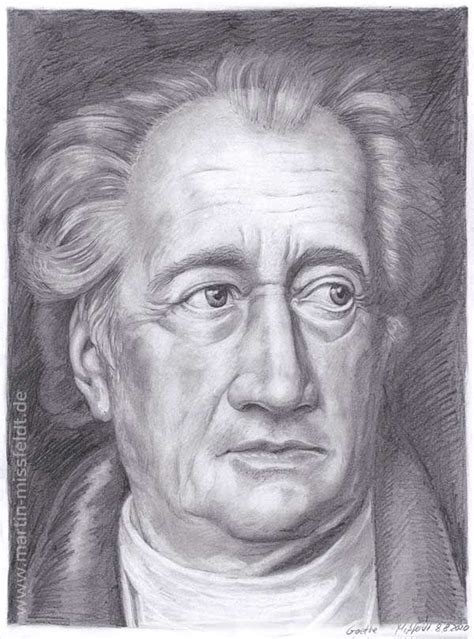 Johann Wolfgang von Goethe (Portrait-Zeichnung)