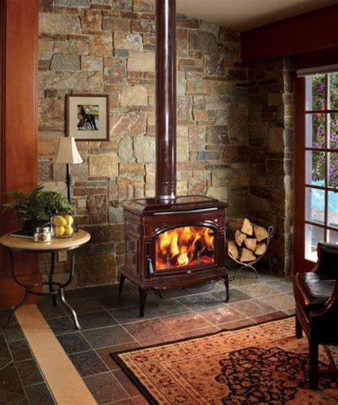 Wood Burning Stove Ideas Living Rooms 13 | Wood stove decor, Wood stove ...