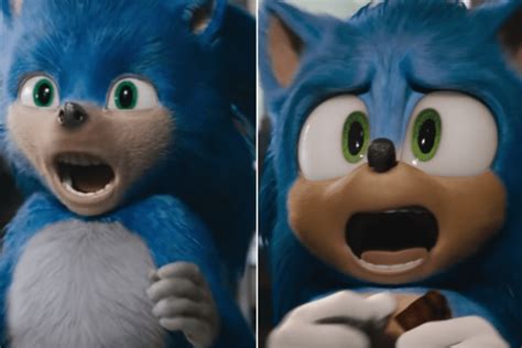 Sonic Hedgehog Redesign Before After