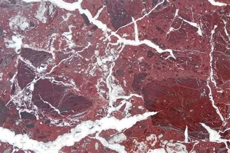 Red and White Marble – Galaxy Marble Store