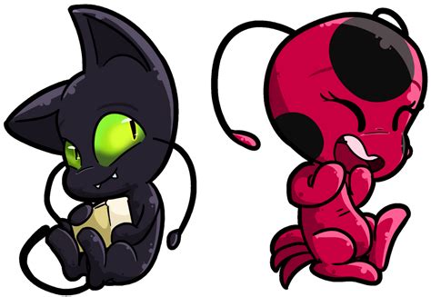 Plagg and Tikki by thetriggerdogart on DeviantArt