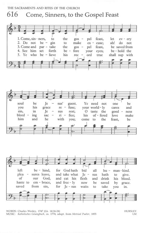 The United Methodist Hymnal page 618 | Hymnary.org