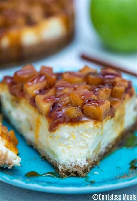 Caramel Apple Cheesecake {Rich & Creamy!} - The Shortcut Kitchen