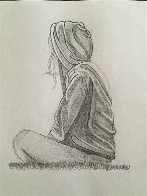 Sad Boy Sketches In Pencil Boy Sketch Pic With Alone - Girl HD phone ...