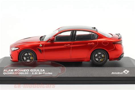 Solido 1:43 Alfa Romeo Giulia Quadrifoglio year 2016 Competizione red ...