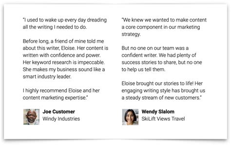 Testimonial Examples: 6 Designs to Highlight Your Expertise - Copyblogger