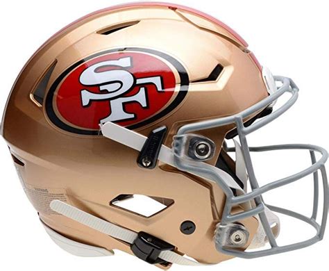 49ers Authentic Helmet | Football helmets, Football, Helmet