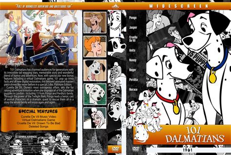 101 Dalmatians - Movie DVD Custom Covers - 1961-101 Dalmatians :: DVD ...