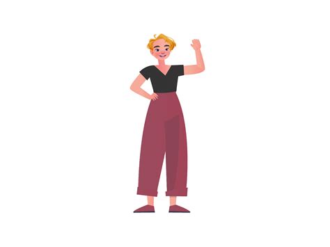 Girl Waving Hand_Animated Gif by Swetha Mylavarapu on Dribbble