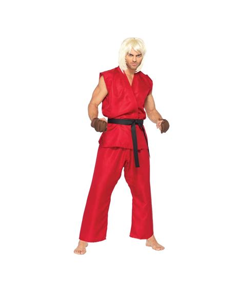 Street Fighter Ken Mens Costume - Men Costume