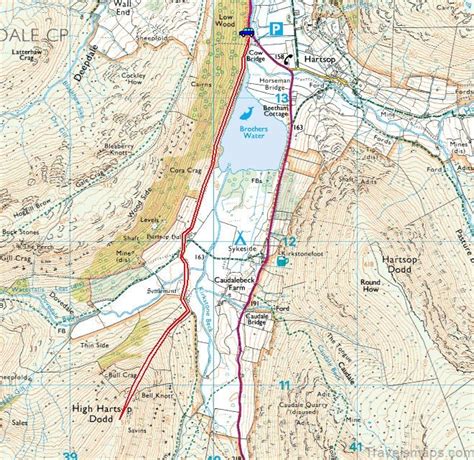 Brothers Water Map Brothers Water, Lake District Travel Guide ...