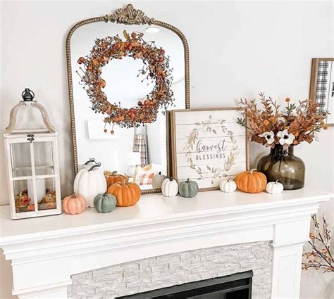 Fall Mantel Decorating Ideas for a Cozy Fireplace Makeover