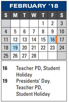 Genoa Elementary - School District Instructional Calendar - Pasadena ...