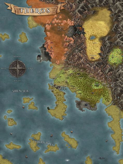 Theros World Map | Inkarnate - Create Fantasy Maps Online