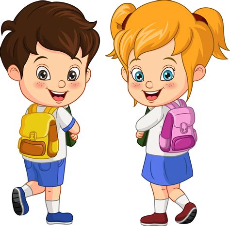 School Children Vector Art, Icons, and Graphics for Free Download