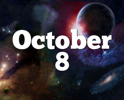 October 8 Birthday horoscope - zodiac sign for October 8th