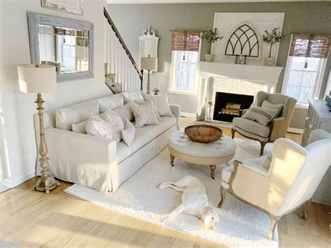 Cottage Americana Living Room Design Photo by Birch Lane | Birch Lane ...