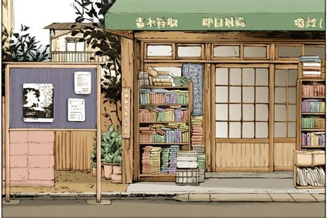 Bookstore as one of the many backgrounds for the anime!! : r ...