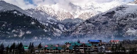 Snowfall in Manali