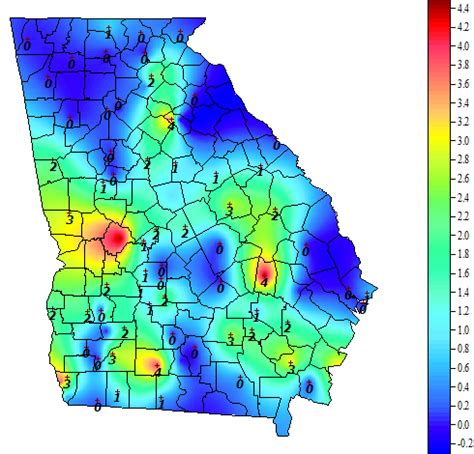 Georgia Weather - Automated Environmental Monitoring Network Page