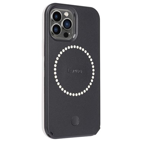 Best Buy: LuMee Halo Battery Charger Case for iPhone 13 Pro Black LM047818