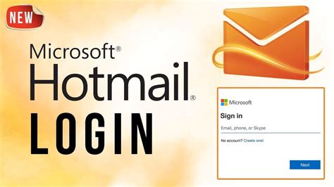 Hotmail Sign Up New Account - Hotmail Login | www.hotmail.com Sign In ...