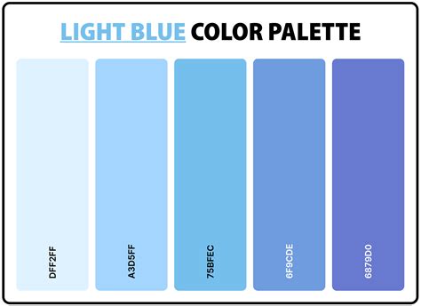 27 Best Blue Color Palettes With Names Hex Codes –, 54% OFF