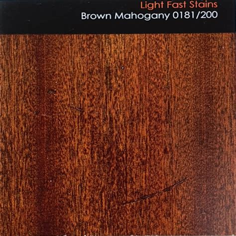 Morrells Light Fast Stain Brown Mahogany – Edging Tapes & DIY