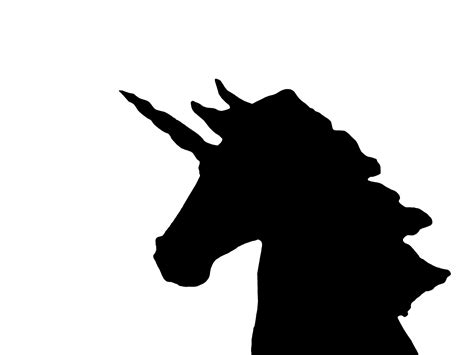 Unicorn Head Silhouette Free Stock Photo - Public Domain Pictures